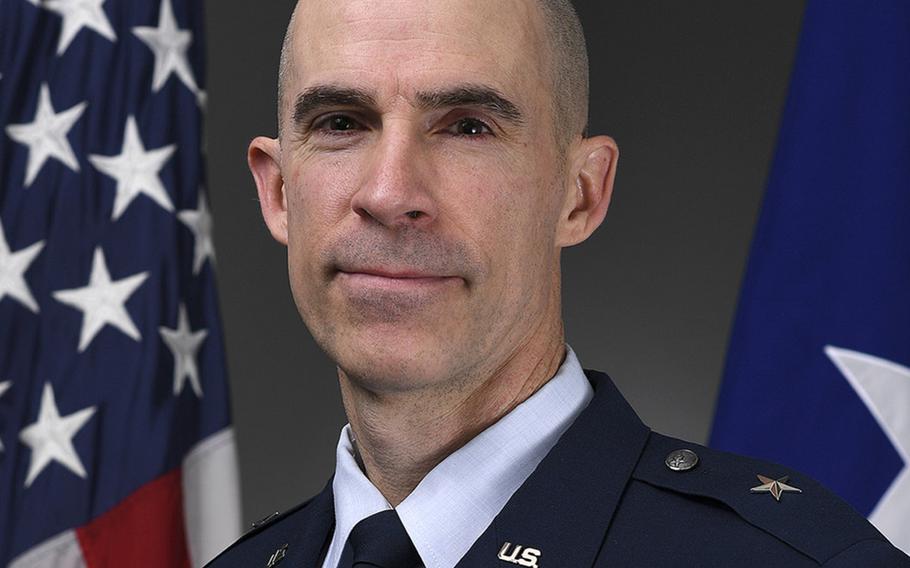Brig. Gen. Jason Bailey, incoming commander of the 31st Fighter Wing at Aviano Air Base, Italy.

