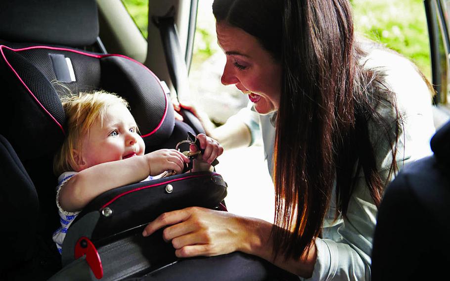 Residents of Italy and U.S. retirees who have vehicles registered in the Italian vehicle registration system will be required to have child safety seats equipped with an alarm that sounds if a child is left alone in a car. 

