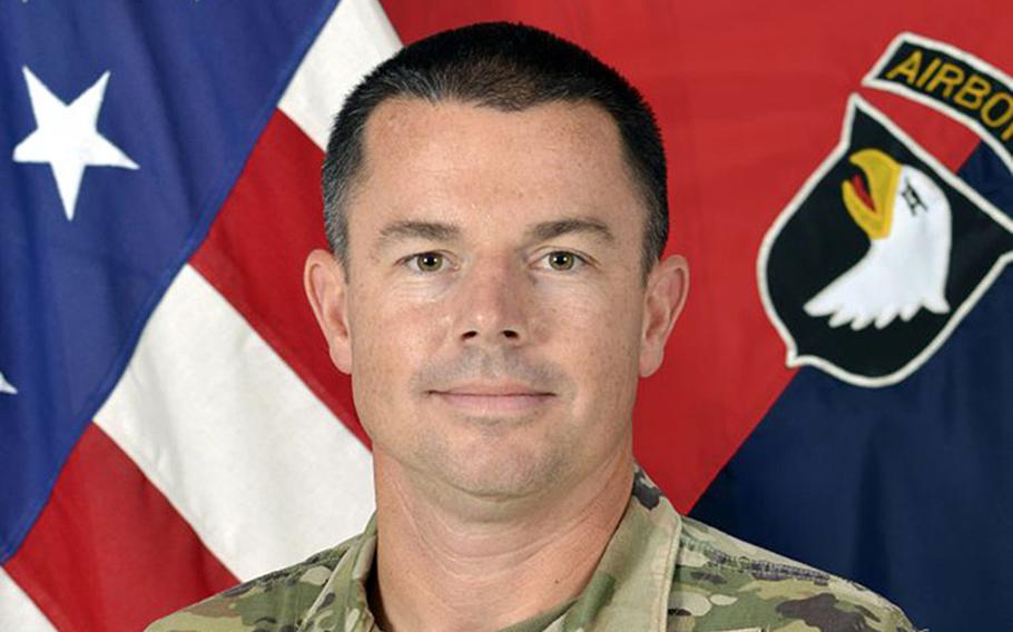 Col. Travis M. Habhab, 101st Combat Aviation Brigade commander. Lt. Gen Michael E. Kurilla, 18th Airborne Corps commander, ordered a probe to investigate various misconduct allegations connected to the leadership of the brigade, which has fallen under scrutiny since its recent Europe deployment. 

