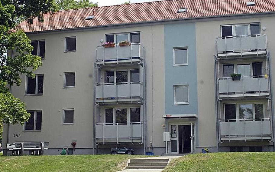 Junior enlisted soldiers arriving to Europe with their families can count on living in government housing such as this family housing unit in Wiesbaden, Germany&#39;s Hainerberg community.  A new policy is being implemented for Army garrisons around Europe to house 100 percent of all accompanied privates to staff sergeants on post, if units are available, along with up to 10 percent of accompanied senior enlisted troops and officers.