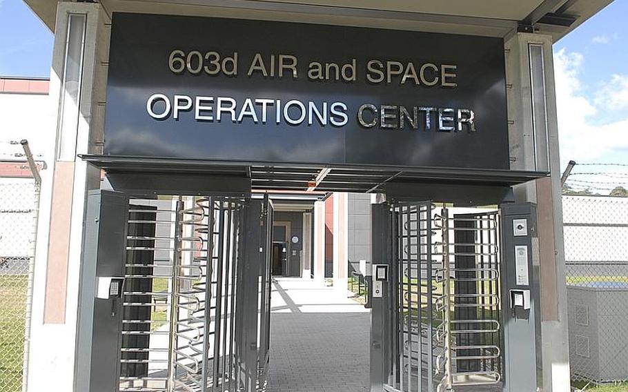 The 603rd Air and Space Operations Center at Ramstein Air Base, Germany, recently moved into a new, 60,000-square-foot facility. The command-and-control unit recently absorbed the mission of the 617th Air and Space Operations Center, also at Ramstein, as part of a Pentagon-driven effort to save money by streamlining and reducing duplicate functions.