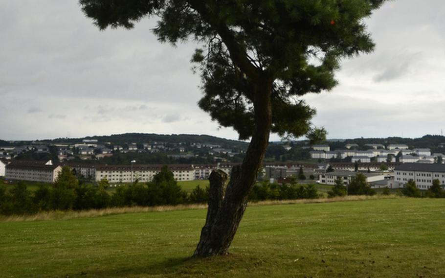 This photo from July 2012 taken from the Rolling Hills Golf Course on Wetzel Barracks shows the number of military structures in Baumholder, Germany. Established by the Germans in 1937, the Baumholder post has been occupied by U.S. forces since 1951.