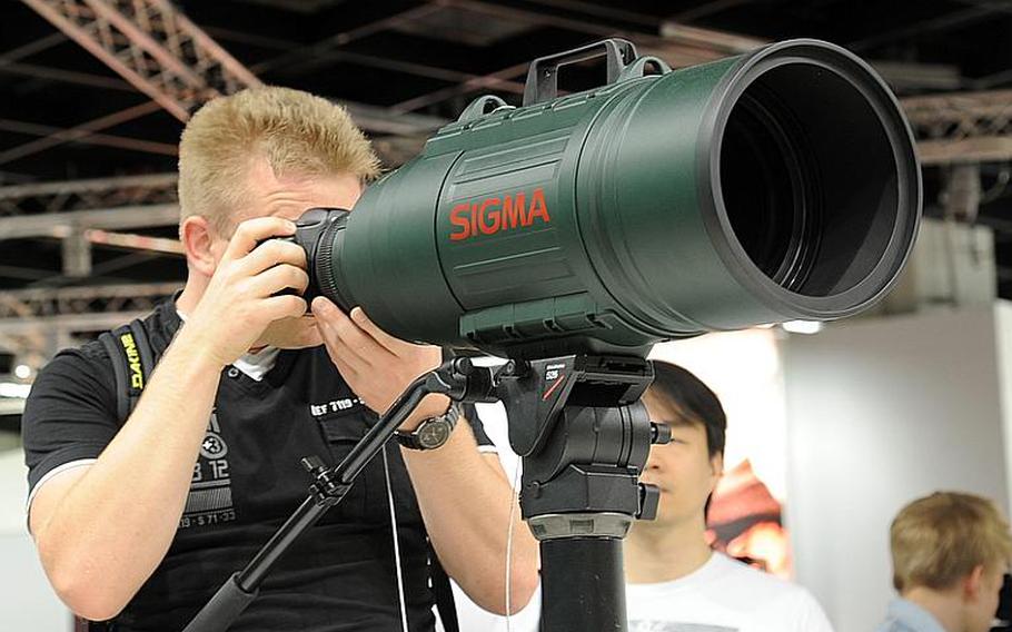 If you have $25,999 to spend, you can buy this Sigma 200-500mm zoom lens on display at the Photokina imaging trade show in Cologne, Germany.