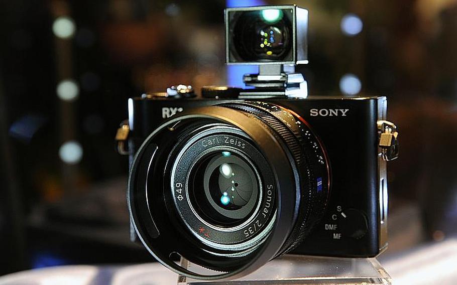The Sony RX1, billed as the first full-frame fixed-lens point-and-shoot digital camera is one of the stars at Photokina in Cologne, Germany, this year. It is expected to cost $2,798 when it is released in December.
