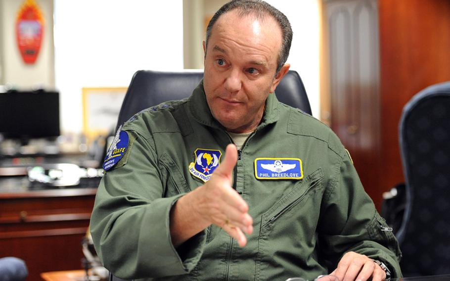 Gen. Philip M. Breedlove, commander of U.S. Air Forces in Europe and U.S. Air Forces Africa, talks about how sequestration will affect the Air Force mission.