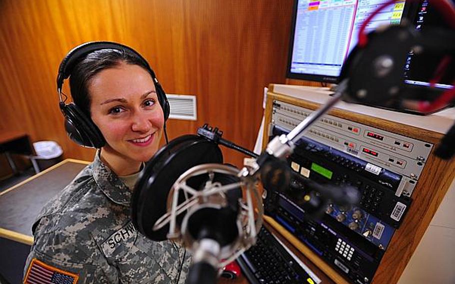 Sgt. Rebecca Schwab from AFN-Bavaria was named DOD broadcast journalist of the year.