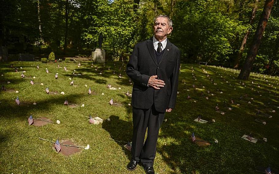 U.S. Air Force Chief Master Sgt., retired, Maximilian K. Pfauntsch was a key player in preserving the American children's graves at the main cemetery in Kaiserslautern, Germany.
