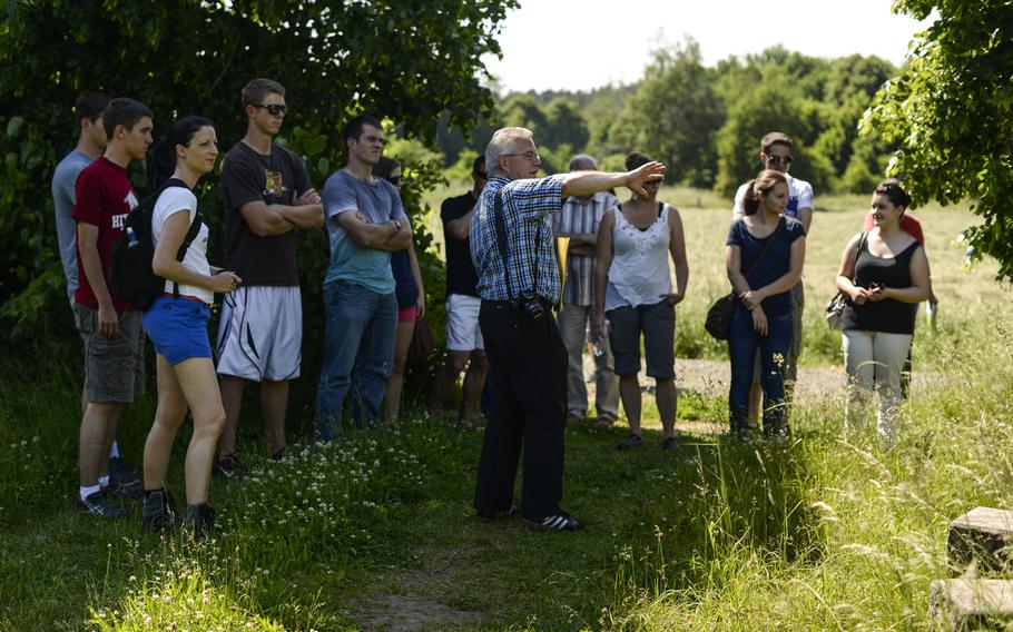 U.S. Air Force Academy cadets tour a Celtic prince's grave and tribunal site in Rodenbach, Germany in this June 2013 photo. Five cadets participated in a three-week cultural immersion course in Germany as part of the academy's Cadet Summer Language Program.