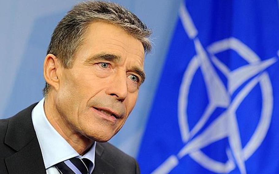 NATO Secretary General Anders Fogh Rasmussen.

 