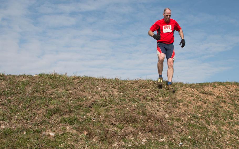 Approximately 300 people attended the 4th annual Grafenwoehr rugged terrain obstacle run held Saturday, April 9, 2016 in Grafenwoehr, Germany.