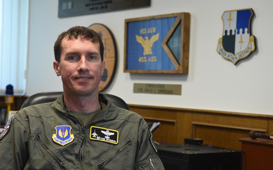 Col. David C. Epperson, the 52nd Fighter Wing commander at Spangdahlem Air Base, said the base readiness exercise this week at Spangdahlem is an opportunity for the wing to demonstrate it can continue to train and be mission-ready while dealing with the threat of the coronavirus.