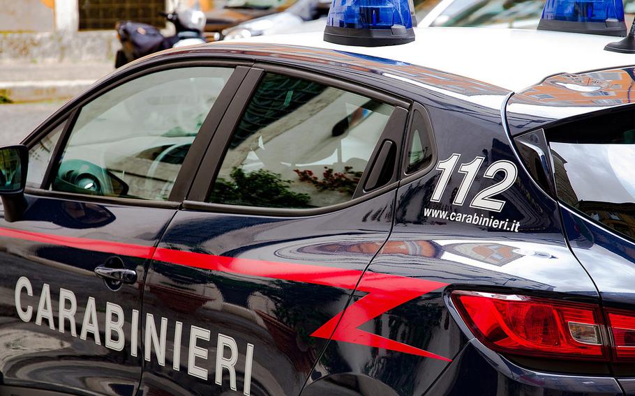 Carabinieri cited two airmen for traffic violations and violating Italy's coronavirus restrictions after watching them race each other along a prominent road about a 10-minute drive from Aviano Air Base.