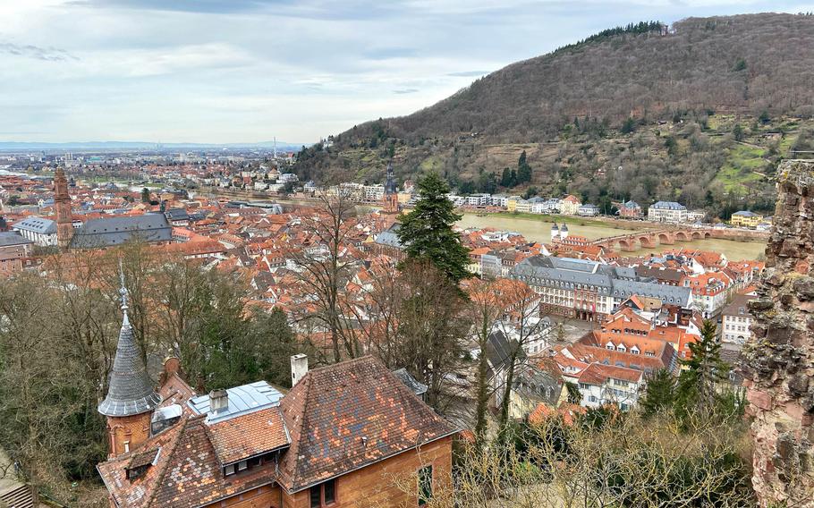 A view of Heidelberg, Germany, in February 2020, before there were any coronavirus-related restrictions in the area. A new general order from the 21st TSC commander on Tuesday, May 5, 2020, allows personnel to travel up to 100 kilometers from their homes, as long as they stay within the borders of their country of residence, putting the popular travel destination in range for many living in Germany.