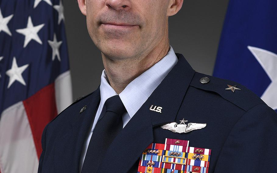 Brig. Gen. Jason Bailey, incoming commander of the 31st Fighter Wing at Aviano Air Base, Italy.