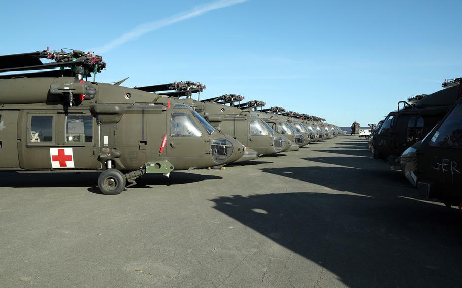 Helicopters from the 101st Airborne Division Combat Aviation Brigade, from Fort Campbell, Ky., began arriving in La Rochelle, France, on July 7, 2020, for the sixth rotation of Atlantic Resolve. The port at La Rochelle was a key hub for the Army during the Cold War and is now being used for the first time as part of the Atlantic Resolve mission.