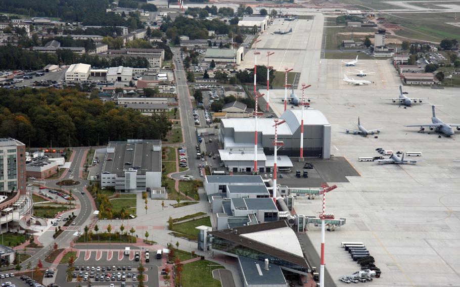 The flight line at Ramstein Air Base, Germany. German tax offices are stepping up efforts to impose tax penalties on American military personnel, making the country the only known U.S. treaty ally in the world where service members face the risk of double income taxation.