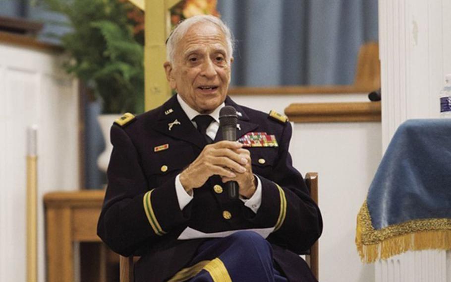 Frank Cohn, a 95-year-old retired Army colonel who survived the Holocaust, is slated to receive one of the top honors for military police, the Order of the Marechaussee, from the Military Police Regimental Association on Sept. 29, 2020.