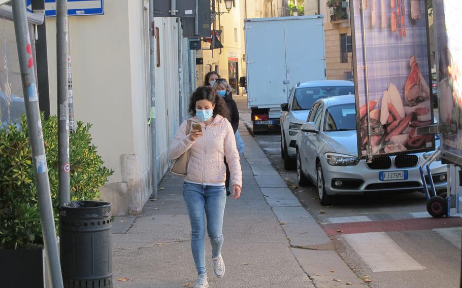 Italy made wearing face coverings mandatory throughout the country on Thursday, October 8, 2020, including while outdoors.