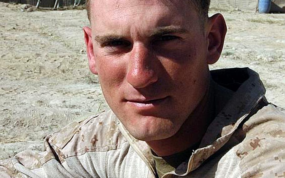 Sgt. Tyler Richards of Company E, 2nd Battalion, 1st Marines, stepped on an IED in Afghanistan on Nov. 10 but walked away without injury thanks to the fact that the explosive was essentially a dud.