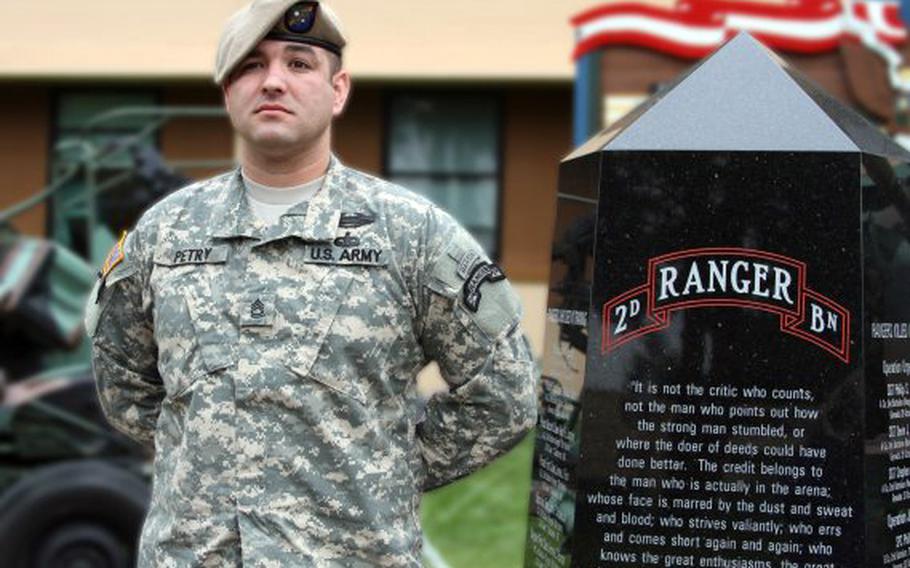 Sgt. 1st Class Leroy A. Petry, now serving as part of Headquarters and Headquarters Company, 75th Ranger Regiment at Fort Benning, Ga., will receive the Medal of Honor July 12.