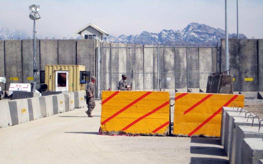 Bagram prison is seen in this file photo from February 2010.