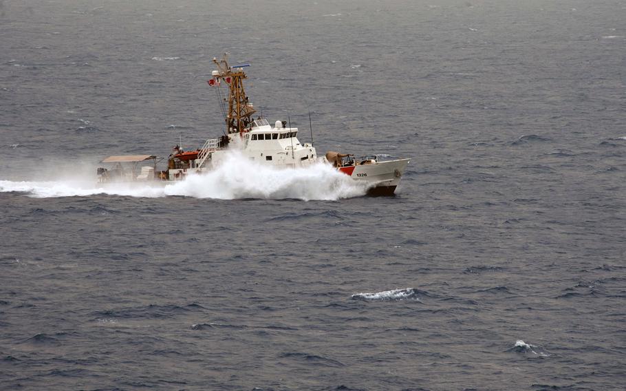 The U.S. Coast Guard Cutter Monomoy participates in the International Mine Countermeasures Exercise on May 21, 2013. 