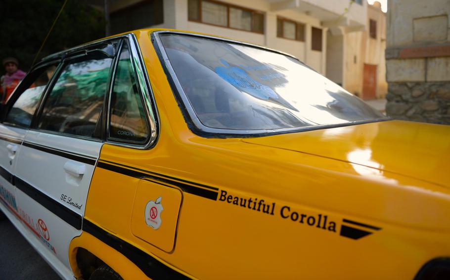 Afghan drivers are known to decorate their Corollas with special decals or other knick knacks to personalize their vehicles, making them stand out among the fleet of Toyotas that flood the streets of Afghanistan.


