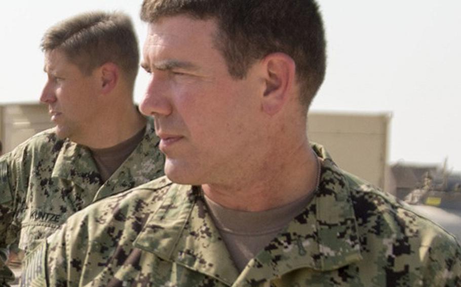 Capt. Kyle Moses, commodore of Commander, Task Force 56, is seen in an October, 2015.