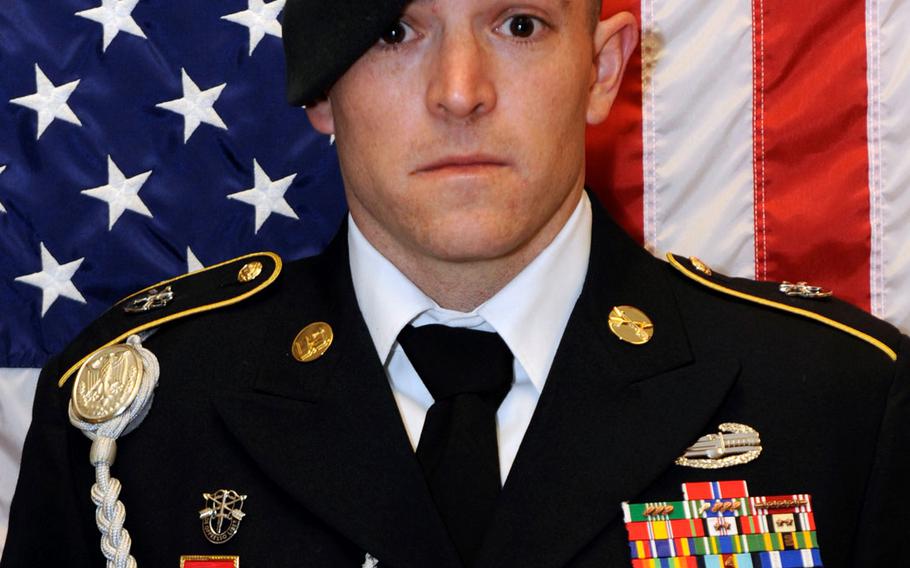 Sgt. 1st Class Stephen B. Cribben, a senior communications sergeant assigned to 2nd Battalion, 10th Special Forces Group (Airborne), pictured here in an undated Army photograph, was killed in Logar province, Afghanistan on Saturday, Nov. 4.