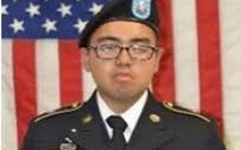 Army Pfc. Joshua Mikeasky, 19, from Pennsylvania, was killed Thursday in a non-combat incident on Bagram Air Field in Afghanistan. Mikeasky was assigned to the 4th Battalion, 31st Infantry Regiment, 2nd Brigade Combat Team, 10th Mountain Division from Fort Drum in New York.
