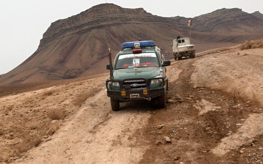 A convoy in Afghanistan in 2013.