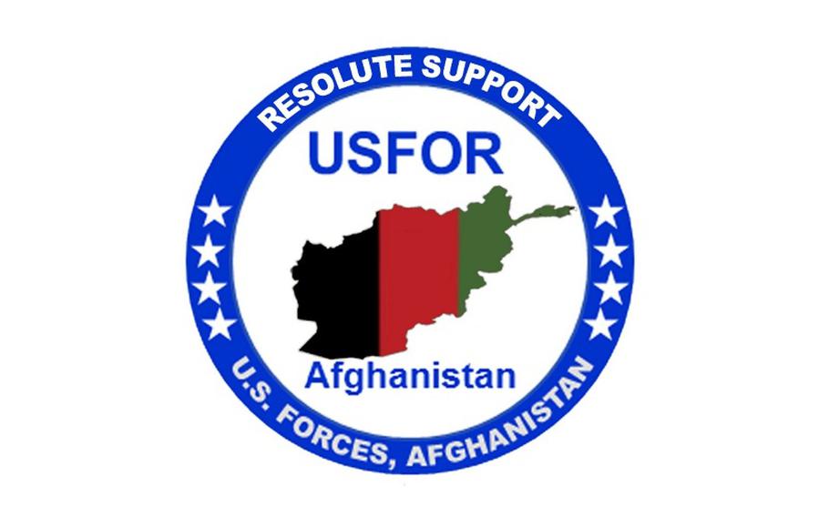 The logo for U.S. Forces Afghanistan.