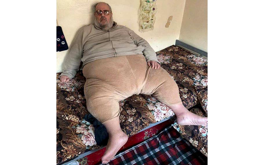 An Iraqi SWAT team captured a high-ranking Islamic State official, Abu Abdul Bari in Mosul, officials announced January 16, 2020. Pictures of the arrest of the bulky Bari spawned social media memes including "He puts the fat in fatwa" and "ISIS's very own Jabba the Hutt."