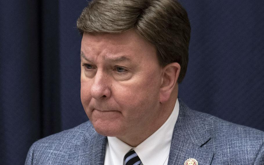 Rep. Mike Rogers, R-Ala., at a House Armed Services Committee hearing in February, 2020.