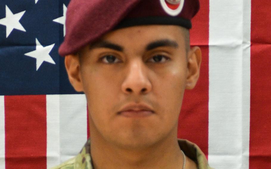 Pfc. Miguel A. Villalon, 21, was killed on Jan. 11, 2020, when his vehicle struck a roadside bomb in Kandahar province, Afghanistan. 

