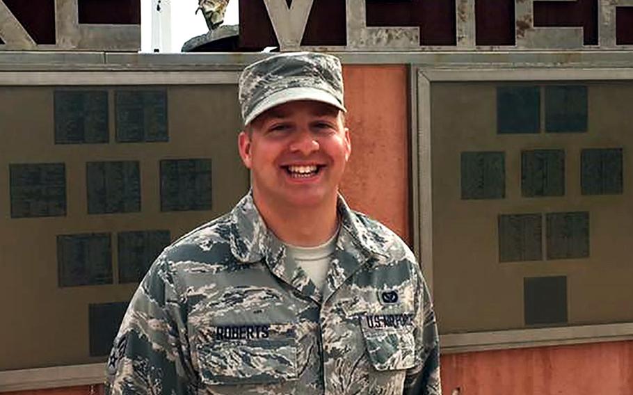 Oklahoma Air National Guardsman, Staff Sgt. Marshal Roberts, 28, was killed Wednesday, March 11, 2020, during a rocket attack in Iraq. Roberts served with the 219th Engineering Installation Squadron, 138th Fighter Wing, which is deployed in support of Operation Inherent Resolve.