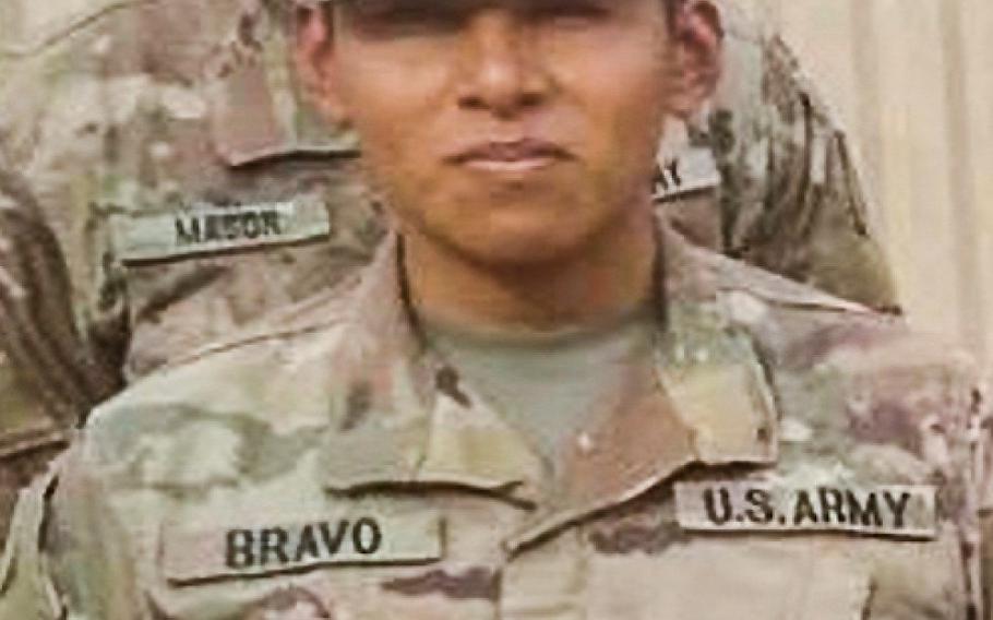Spc. Nick Bravo-Regules, of Largo, Fla., died June 23 in Jordan of injuries sustained in a noncombat related incident. Bravo-Regules was on his first deployment, in support of Operation Inherent Resolve, which is fighting the Islamic State in Iraq and Syria.