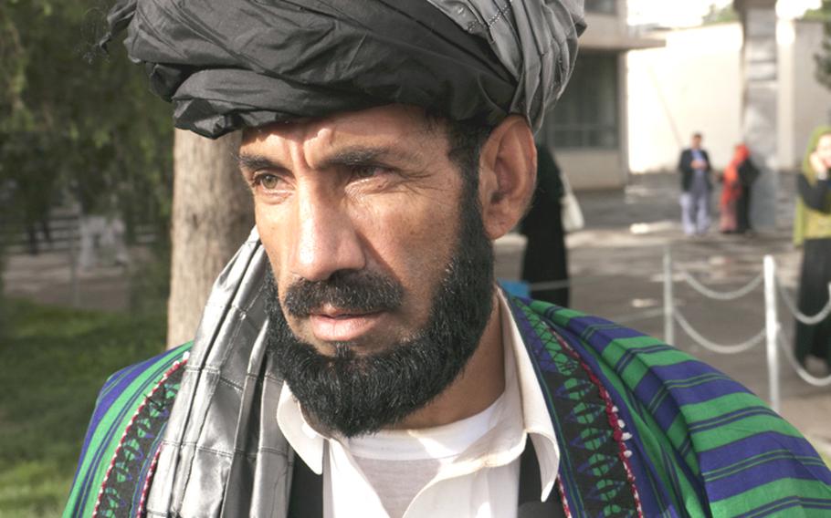 Yunis Khan, a delegate representing Afghan refugees in Pakistan during a three-day peace conference in Kabul, said he believed reducing civilian casualties would prove key to curtailing Afghanistan&#39;s insurgency. Delegates to the conference were selected to represent a broad range of groups, from parliamentarians and tribal elders to refugees and the disabled.
