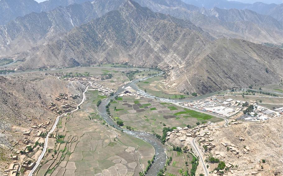 Forward Operating Base Blessing sits along the Pech River in the center of the river valley that traverses the troubled Kunar province in Afghanistan.