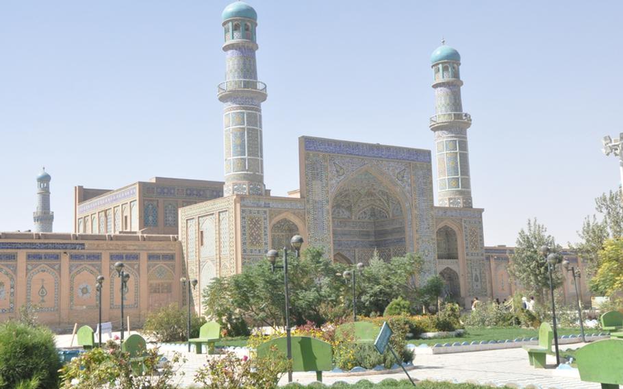 The renovated Friday Mosque in Herat, a city of 400,000 people in western Afghanistan, traces to the 15th century and the Timurid dynasty, which declared Herat the capital of its vast Persian empire.