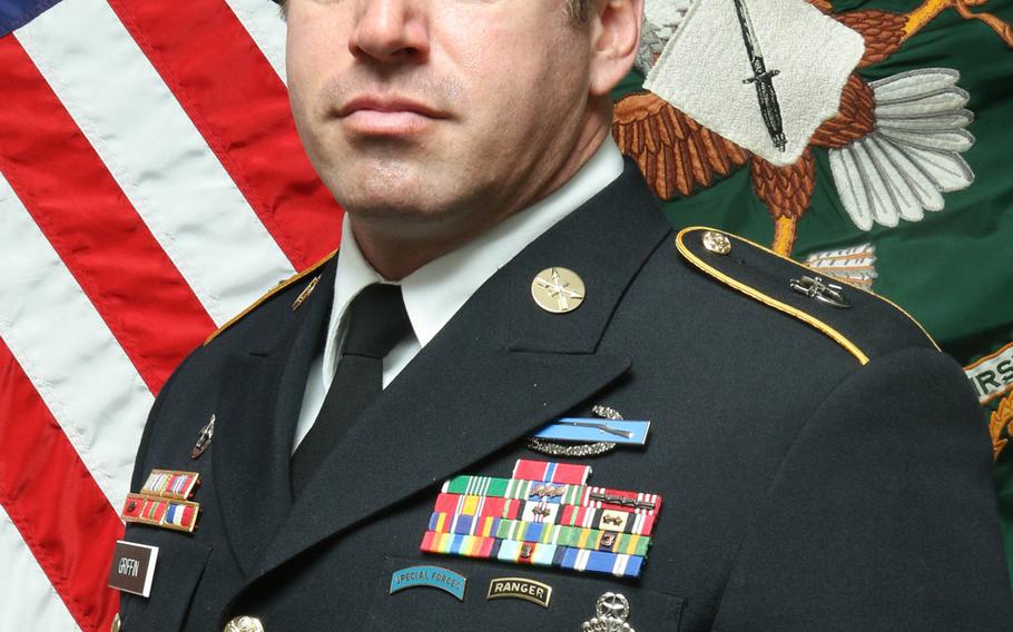 Army Sgt. 1st Class Jeremy W. Griffin, 40, was killed by small-arms fire in central Wardak province, Sept. 16, 2019.