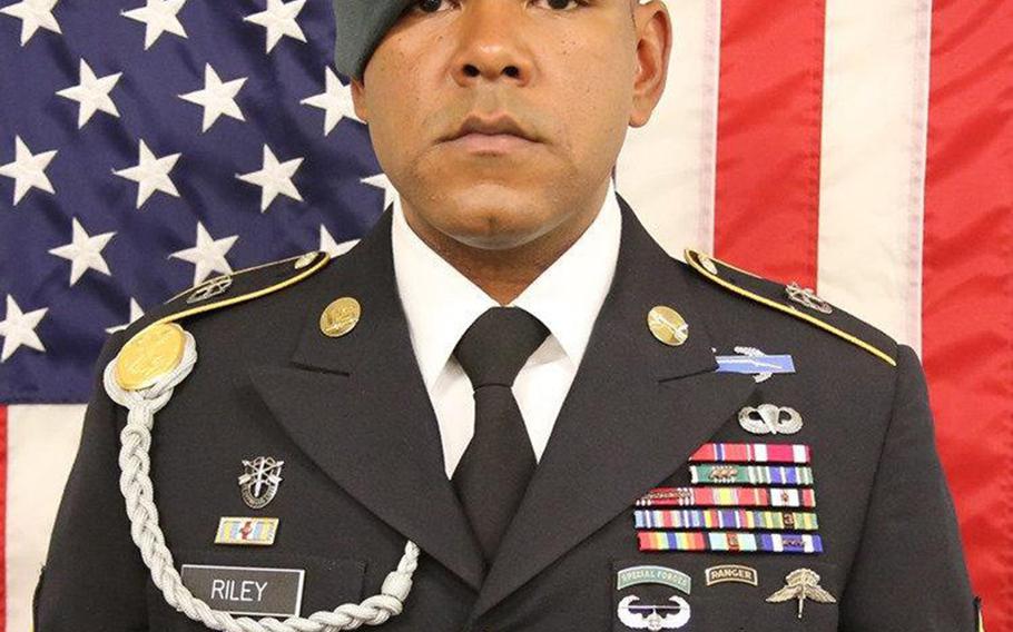 Army Master Sgt. Micheal B. Riley, 32, was killed by small-arms fire in southern Uruzgan province on June 25, 2019.