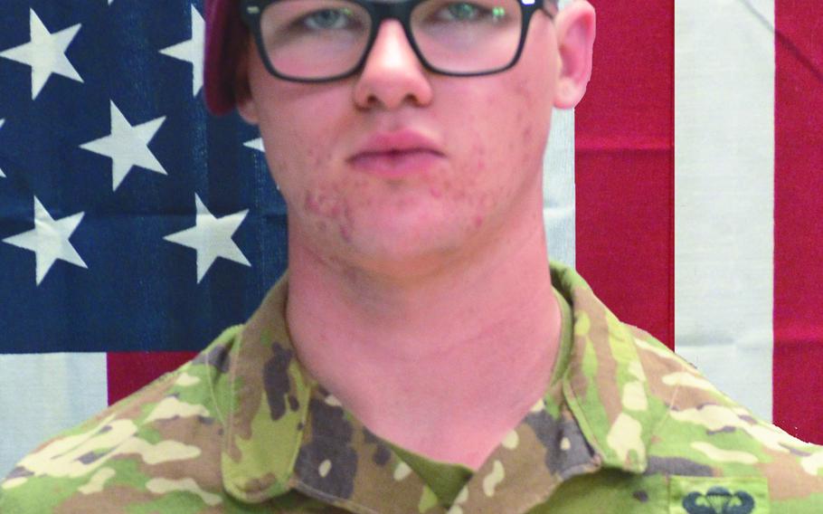 Army Pfc. Brandon Jay Kreischer, 20, died after an Afghan solider opened fire at a base in southern Uruzgan province, July 29, 2019.