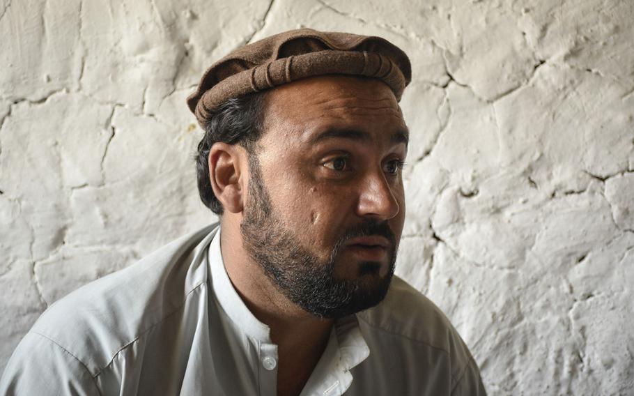 Dost Mohammad, commander of 150 militia fighters in Achin district, Nangarhar province, in eastern Afghanistan, says Taliban fighters increased their attacks after U.S. forces left two bases in the area, in May and July.
