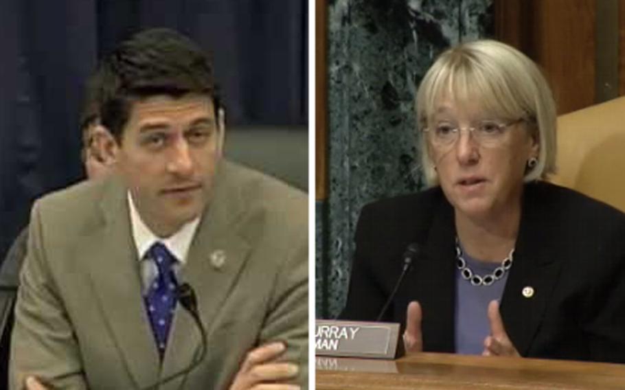Budget committee chairpersons Rep. Paul Ryan (R-Wis.) and Sen. Patty Murray (D-Wash.) crafted a bipartisan budget deal on deadline, but other lawmakers realized the military COLA cap would spark protests.