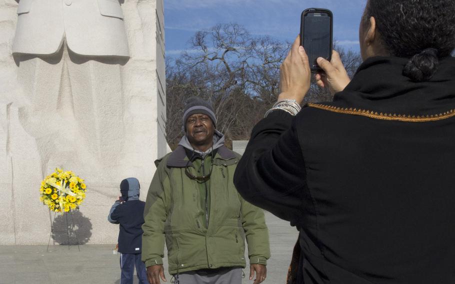 The Martin Luther King Jr. Memorial in Washington, D.C., January 20, 2014.