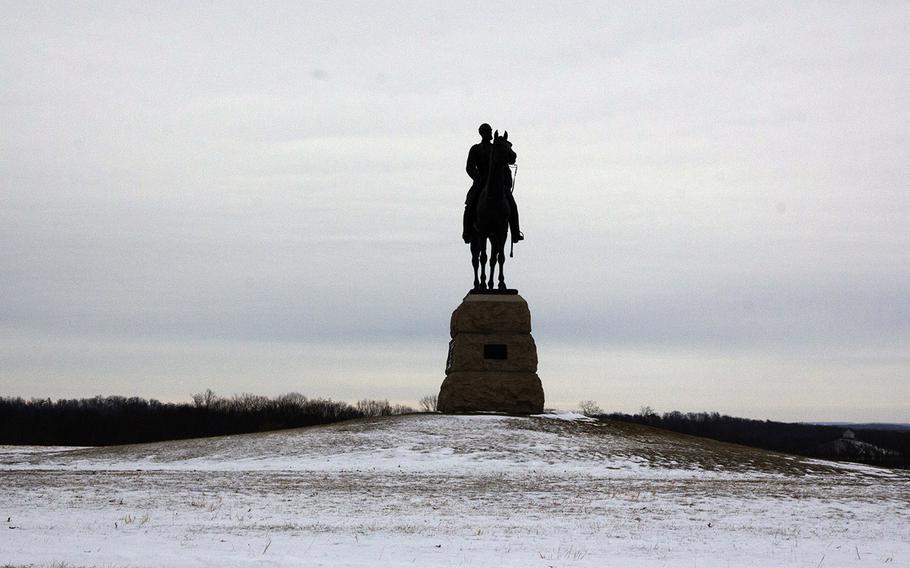 Gettysburg National Military Park, January 26, 2014.