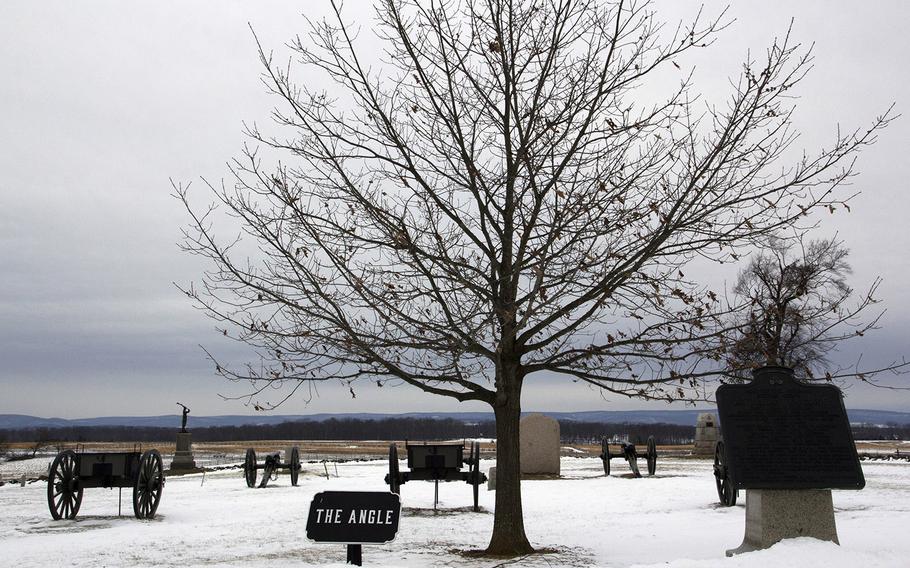 Gettysburg National Military Park, January 26, 2014.