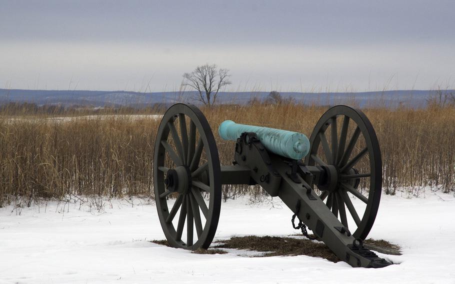 Gettysburg National Military Park, January 26, 2014.