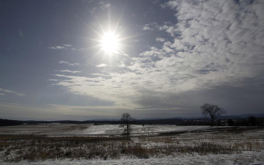 Gettysburg National Military Park, January 26, 2014.